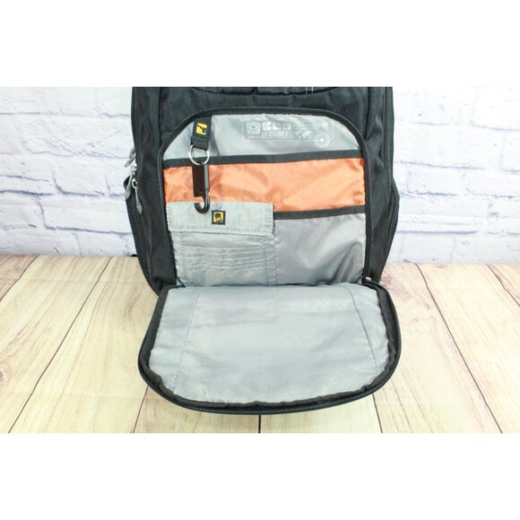 Ogio Logo Gear Tech Air Flow Vented Zippered Laptop Bag Backpack Black - Picture 8 of 15